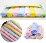 8-Pieces gerber towel wash towel Packing Sale Super Cosy 100% Cotton Newborn Toddler Wash Cloth Baby - Image 3