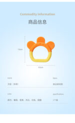 Silicone Sensory Teether BPA Free Teether Silicone Teething Toys Soft Silicone Baby Teether - Image 7