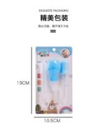 4pcs Baby Health Care Set (Nose Cleaner, Dropper, Finger Brush, Medicine Spoon) - Image 3