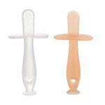 Eco Friendly Chewable Teether Baby Silicone Teething Teether Toy BPA Free Silicone Baby Teether With Suction Cup - Image 3