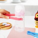 Baby Bottle Tongs, Baby Feeding Bottle Tongs Holder, Baby Bottle Nipple Pacifier Tong, Multi-Functional Anti-scalding Non-Slip Bottle Clips for Infants Newborns