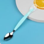 Children's Double-headed Stainless Steel Multifunctional Spoon Convenient Tableware Scraping Fruit Puree Kids Dining
