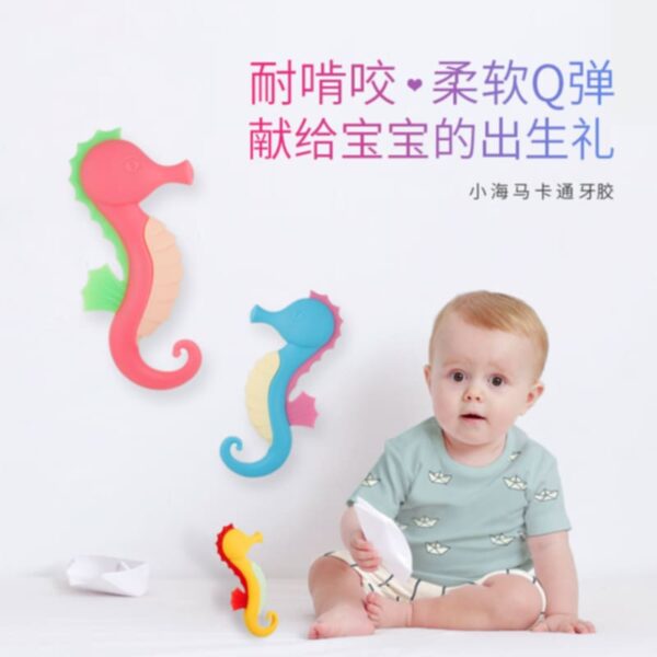 Food Grade Silicone Baby Teething Chewer Newborn Fruit Sucking Chewing Toys
