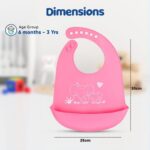 Baby Silicone Bib / Pocket Waterproof silicone Bib /Baby ultra-thin summer lightweight silicone bib - Image 8