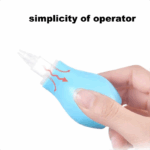 BPA Free Baby Silicone Manual Nasal Aspirator Kids Child Nose Mucus Cleaner Nasal Aspirator Baby Vacuum Cleaner - Image 5