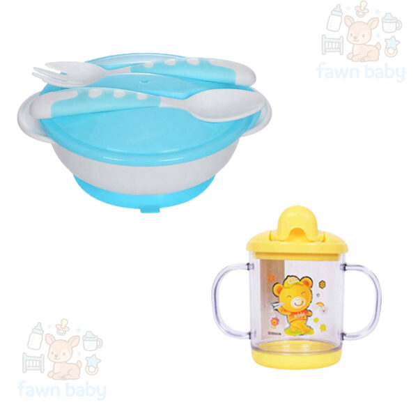 Spoon Bowl & Water Pot combo pack