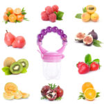 Baby Fruit Feeding Pacifier Teething Toys Rattle Bell Custom Feeder Baby Teethers - Image 3