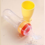 BPA Free 90ml Silicone Squeeze Bottle Spoon Toddler Food Dispensing Spoon Baby Feeding Bottle Spoon - Image 5