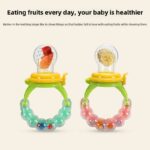 Baby Fruit Feeding Pacifier Teething Toys Rattle Bell Custom Feeder Baby Teethers - Image 8