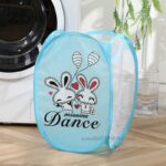 Printed Cartoon Laundry Basket Collapsible Bathroom Bag Storage Hamper Toy Dirty Clothes Sundry Dirty - Image 3