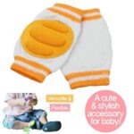 Adjustable Breathable Waterproof Safety Protector Anti-Slip Elastic Knee Elbow Pads Cushion for Babies