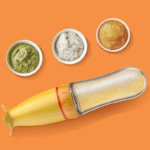 BPA Free 90ml Silicone Squeeze Bottle Spoon Toddler Food Dispensing Spoon Baby Feeding Bottle Spoon - Image 3