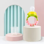 Baby Fruit Feeding Pacifier Teething Toys Rattle Bell Custom Feeder Baby Teethers - Image 4