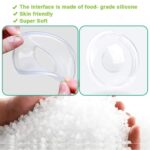 Breast Milk Collector, 2pcs Breast Shells, Easy to Wear Milk Collection Cups BPA-Free Breast Shlle Milk Collector - Image 8