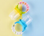 Baby Fruit Feeding Pacifier Teething Toys Rattle Bell Custom Feeder Baby Teethers - Image 7