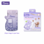 BPA Free Breastmilk Storage Bags Milk Storage Container Plastic Storage Bags 25pcs Per Box Milk Storing Bags for Breastfeeding