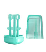 3 in 1 3-Sided Soft Silicone Baby Toothbrush Kit Oral Tongue Coating Swab Cleaning Brush for Kids Teeth Cleaning Brush With Box