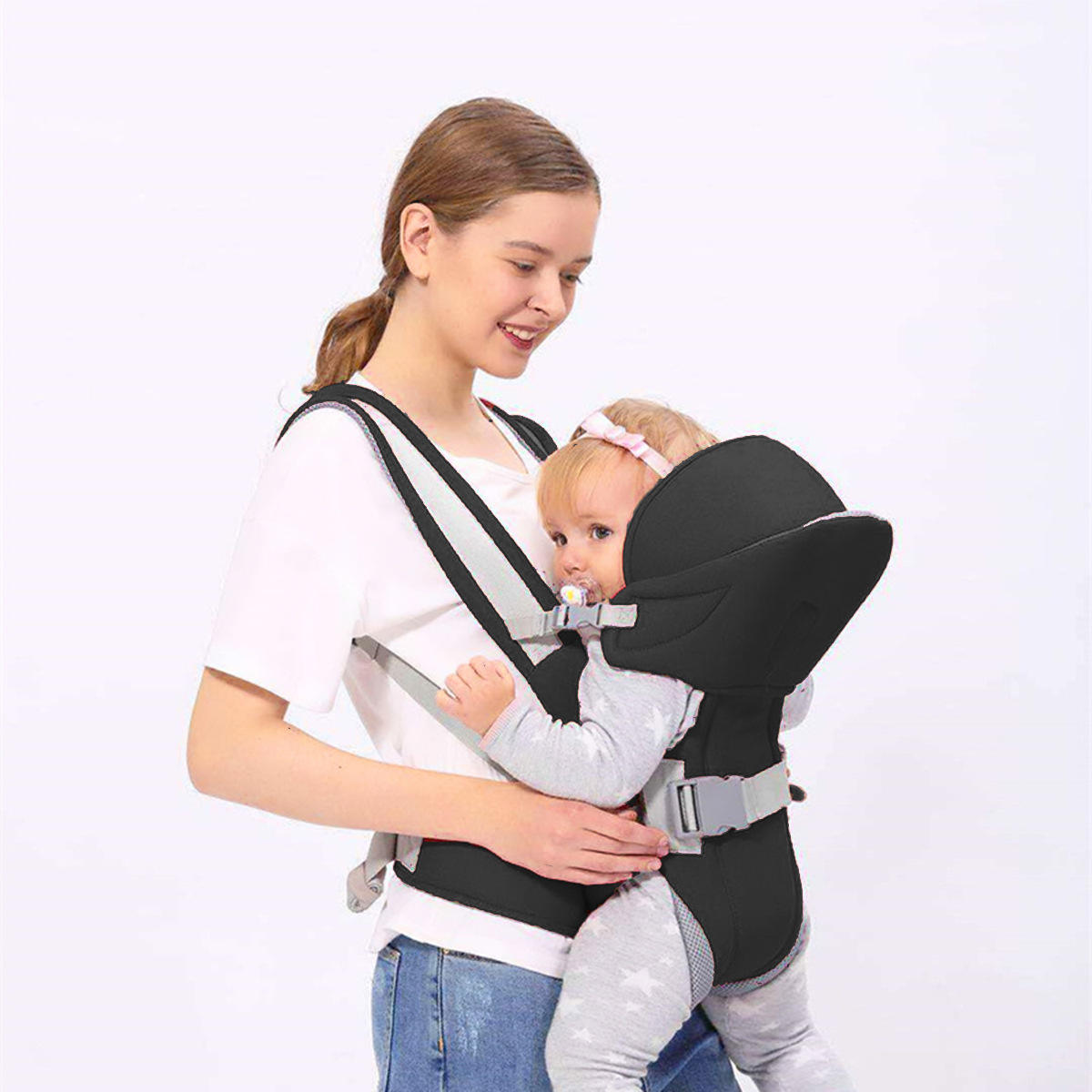 H6ab35e6700764149a30cb5d835fac5a1i Willbaby Adjustable Baby Carrier Comfort Wrap Bag for Babies - Image 1