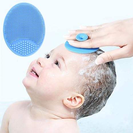 Baby Silicone Shampoo brush Baby bath brush 1 pcs baby wash cloth