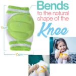 Adjustable Breathable Waterproof Safety Protector Anti-Slip Elastic Knee Elbow Pads Cushion for Babies - Image 4