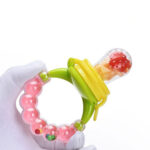 Baby Fruit Feeding Pacifier Teething Toys Rattle Bell Custom Feeder Baby Teethers - Image 6