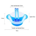 Baby Suction Cup Bowl Set Non-slip and Anti-fall Baby Bowl With Temperature Sensing Spoon Baby Training Bowl - Image 5