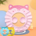 Exclusive Design New Model Cartoon Design Baby Shower Cap Baby Shampoo Cap - Image 3