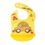 Waterproof Baby Bib Baby Tray Bibs Baby Food catcher Lunch Feeding Bib-Multicolor(1 Pcs) - Image 6