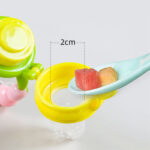 Baby Fruit Feeding Pacifier Teething Toys Rattle Bell Custom Feeder Baby Teethers - Image 5