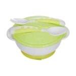 Children Feeding Bowl Set BPA Free Spoon Fork Tableware Set Non Slip Plastic Baby Bowl With Suction - Image 5