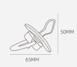 Baby Supplies Pacifiers Silicone Food Set Cool Boy Teething New Style Baby Pacifier Holder Dummy with Chain Silicon - Image 7