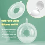 Breast Milk Collector, 2pcs Breast Shells, Easy to Wear Milk Collection Cups BPA-Free Breast Shlle Milk Collector - Image 7