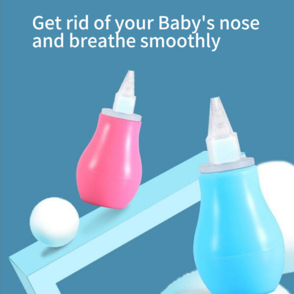 BPA Free Baby Silicone Manual Nasal Aspirator Kids Child Nose Mucus Cleaner Nasal Aspirator Baby Vacuum Cleaner