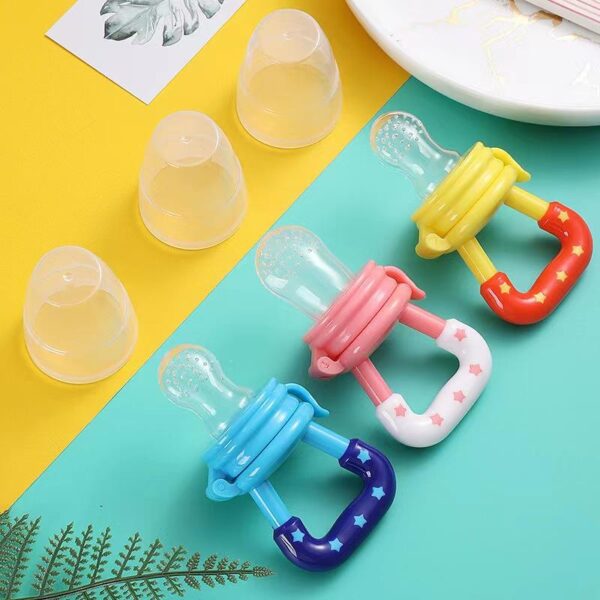 Fruit and Vegetable Baby Pacifier Bag S,M, L Size Silicone Mesh Bag Baby Feeding Utensils Feeding Nipple Infant Pacifier Feeder