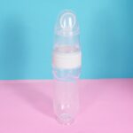 90 ml full silicone Premium Quality Baby Silicone Spoon Feeder Bottle -1pcs - Image 7