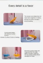 Baby Supplies Pacifiers Silicone Food Set Cool Boy Teething New Style Baby Pacifier Holder Dummy with Chain Silicon - Image 5