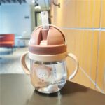 Children's Baby Training Cup Sippy Cup 250ml Pc Material Bpa Free Baby Water Bottle With Handle - Image 2
