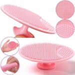 Baby Silicone Shampoo brush Baby bath brush 1 pcs baby wash cloth - Image 2