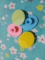 Baby Silicone Shampoo brush Baby bath brush 1 pcs baby wash cloth - Image 4