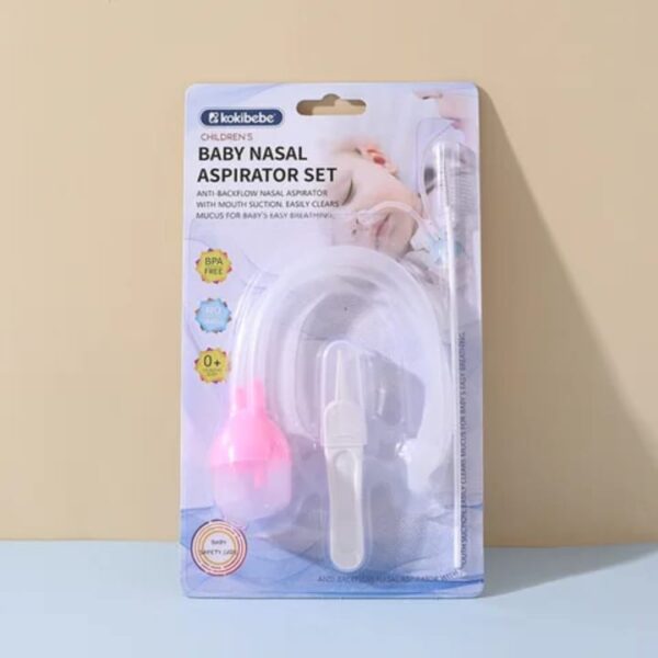 Baby Nasal Aspirator set with Pipe Nose Cleaner, Ear Cleaner pipe cleaner