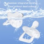 New Baby Pacifier Liquid Silicone Day and Night Design Round and Flat Nipple BPA Free - Image 2