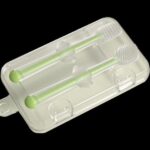 New Design Eco Friendly BPA Free Food Grade Silicone Manual Baby Liqued Silicone Toothbrush 2 Pcs Set - Image 3