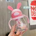 plastic material Baby Water Bottle / Mom pot 250ml -1pcs - Image 6
