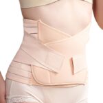 Postpartum Belly Belt 3 in 1 Body Shapewear Postpartum Recovery Belly Pelvis Wrap Breathable Postpartum Belt