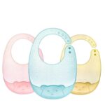 Food Grade Premium Infant Waterproof Silicone Baby Bib BPA Free Feeding Baby Ultra-thin Bibs - Image 4