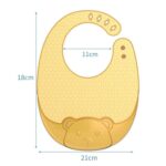 Food Grade Premium Infant Waterproof Silicone Baby Bib BPA Free Feeding Baby Ultra-thin Bibs - Image 2