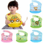Waterproof Baby Bib Baby Tray Bibs Baby Food catcher Lunch Feeding Bib-Multicolor(1 Pcs) - Image 7