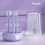 3 in 1 3-Sided Soft Silicone Baby Toothbrush Kit Oral Tongue Coating Swab Cleaning Brush for Kids Teeth Cleaning Brush With Box - Image 2