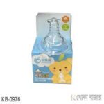 Apple Bear Durable Wide Mouth Baby Soft Pacifier All-silicone Food Grade feeder Baby Nipple - Image 5