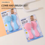 Soft Baby Hair Brush & Comb Set for Newborn – Gentle Scalp Care